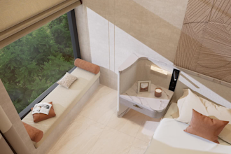 create interior design 3d sketchup models and renderings for hotel apartments
