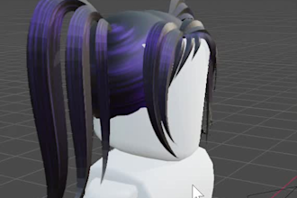 create custom roblox ugc hair in 3d