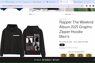 build shopify store design, redesign, shopify dropshipping store