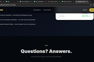 build a full functional website with database