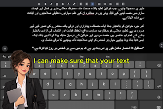 professionally translate and edit texts with manual accuracy