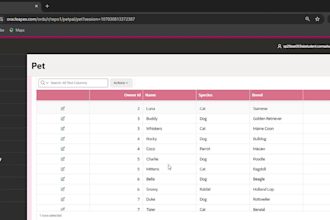 develop database driven applications using oracle apex and sql