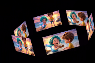create 3d ai animated kids videos, cartoon stories and youtube animations