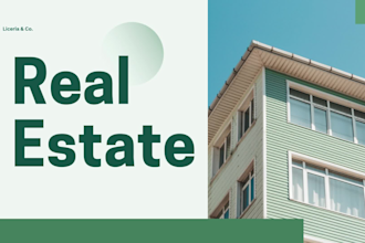 design or redesign powerpoint presentation, investor pitch deck real estate deck