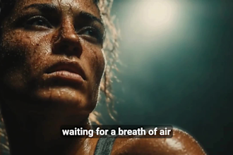 create a cinematic motivational ai music video for your voice or song