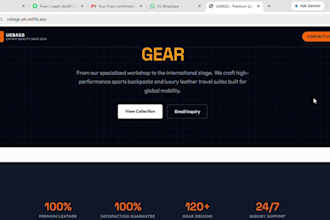 build a responsive website with firebase backend and admin dashboard