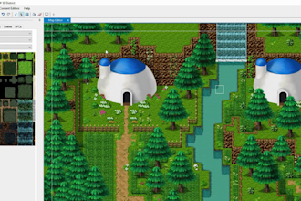 create professional 2d tiled maps, tilesets, and rpg maker mv or mz game levels