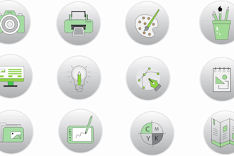 design  custom icon set for your app icon or website icon
