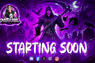 design twitch logo , animated twitch stream overlay, screens , panels and emotes