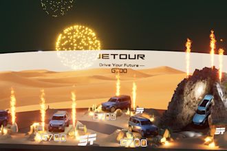 design and 3d render exhibition stall, booth and stand