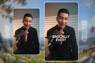 edit professional talking head videos