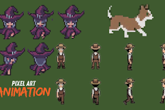 pixel art sprite animation game asset 16 bit 32 bit nsfw pixel art sprite sheet