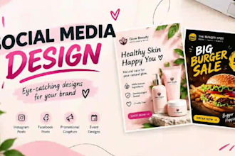 create creative and custom social media designs