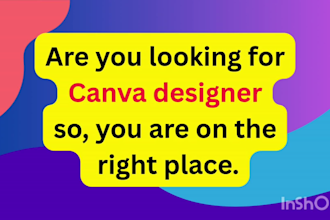 design social media posts in canva, logo design and mockup