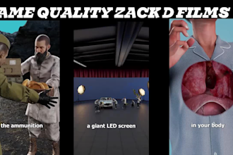 create viral zack d film style animation, animated shorts, explainer zack d film