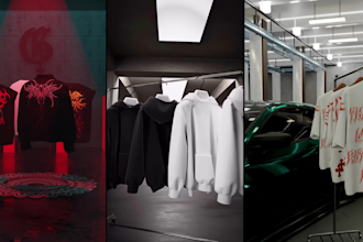 create premium 3d clothing animation