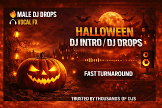 create halloween dj drops and spooky dj intros