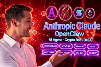 develop a custom claude codex openclaw ai agent and crypto trading bot