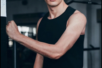 do high end body shaping, add abs and fitness retouching