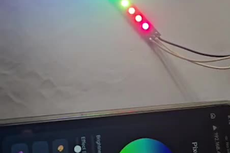 create custom pixel led panels with embedded esp32 web control firmware