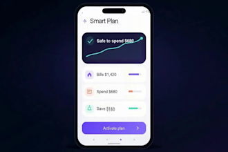 launch fintech web3 app promo finance crypto software blockchain saas ai video
