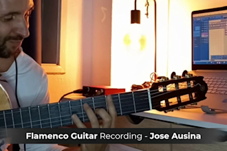 record pro flamenco guitar for your music
