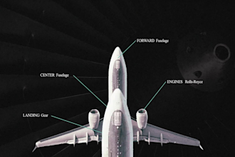 create technical motion graphics and animated infographics