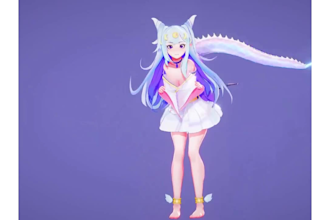 draw 3d vtuber model, 3d rigging, vrchat, 3d vtuber, vtuber avatar, anime vtuber