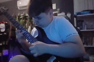 record professional technical metal guitar solos and riffs