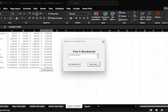 do data cleaning, analysis, visulation and building dynamic user forms
