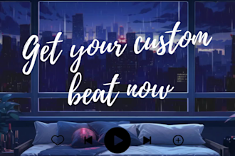 produce a custom lofi chill beat for your youtube channel or study playlist
