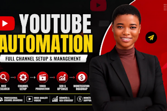 create manage setup youtube automated channel for passive income