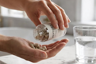 create ai model video ads to promote  your peptide product no social medial