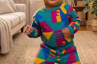 create an ai dancing baby video for tiktok, reels and music promotion