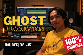 be your ghost music produce in edm, rock, jazz or pop
