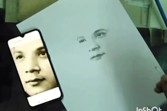 realistic portrait pencil sketch for you