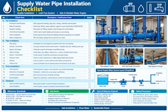 prepare professional mep installation inspection checklists