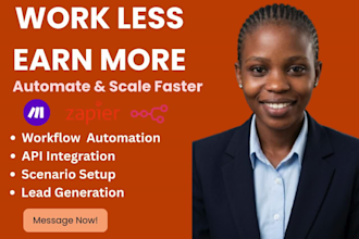build make com automation, API integration, fix make com, make automation, make