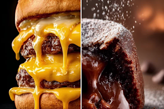 create luxury ai food photography visuals