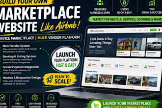 build airbnb clone service marketplace website sharetribe multi vendor platform