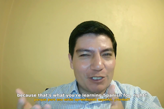 be your spanish teacher and spanish conversation partner