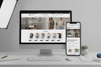 build a modern python django website or ecommerce website