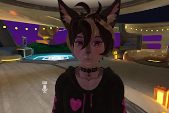 create custom 3d avatars, furry characters and cosmetics for vrchat