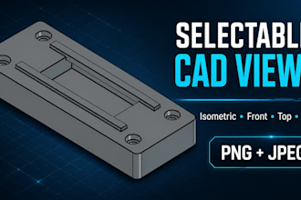 convert step and stp cad files to professional png or jpeg images
