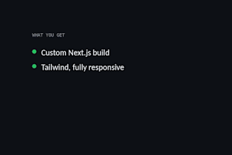 build a fast nextjs landing page for your startup