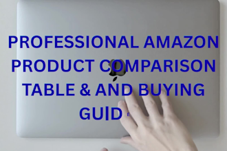 create amazon affiliate product comparison tables and buying guides