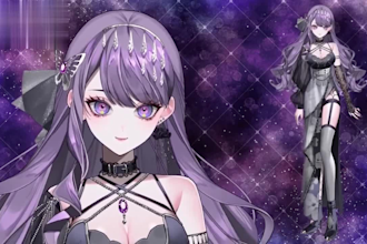 draw and rig live2d vtuber model, chibi character and furry