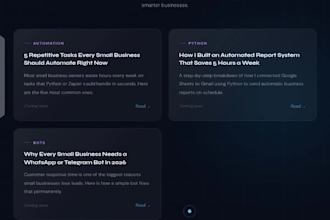 build a telegram or whatsapp bot for your business