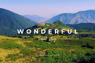 edit vlogs videos and design catchy thumbnail