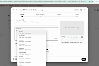 upload your video on youtube